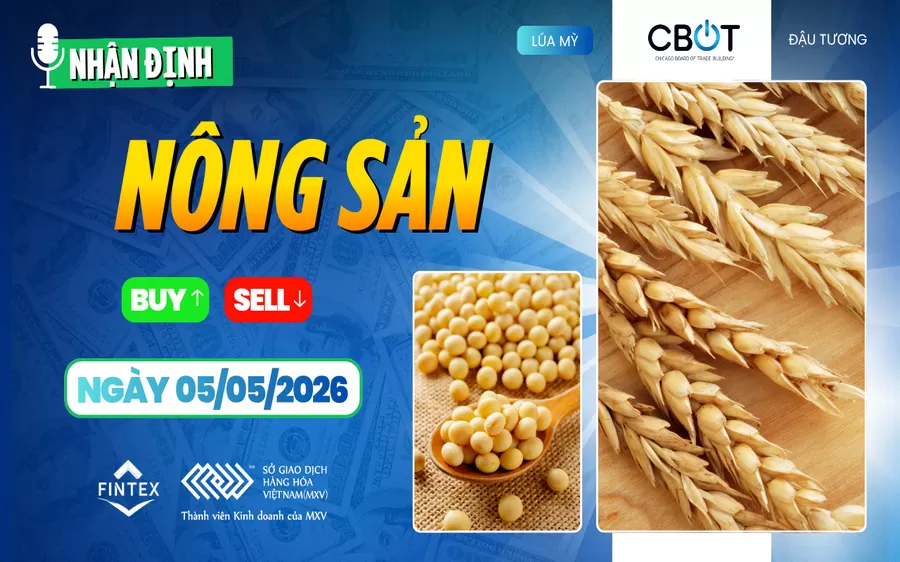 NHẬN ĐỊNH THỊ TRƯỜNG NÔNG SẢN NGÀY 05/05/2026